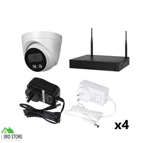 Wireless Security Camera Set System Wifi 1080P Home CCTV 8CH NVR Night Vision X4