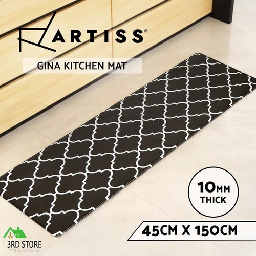 Artiss Kitchen Mat Non-slip 45 x 150 PVC Anti Fatigue Floor Rug Home Carpet Gina