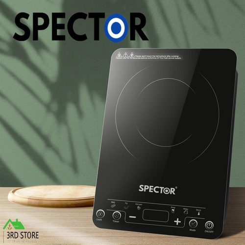 SPECTOR Electric Induction Cooktop Portable Ceramic Kitchen Cooker Touch 2000W