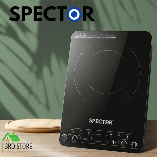 SPECTOR Electric Induction Cooktop Portable Ceramic Kitchen Cooker Touch 2000W