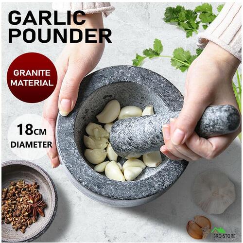 Solid Stone Food Preparation Unpolished Granite Spice Herb Grinder Kitchen Tools Small