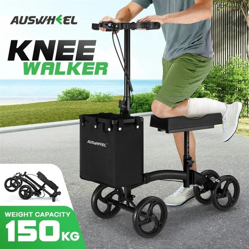 AUSWHEEL Knee Walker Scooter Mobility Walking Equipment Alternative Crutch Wheel