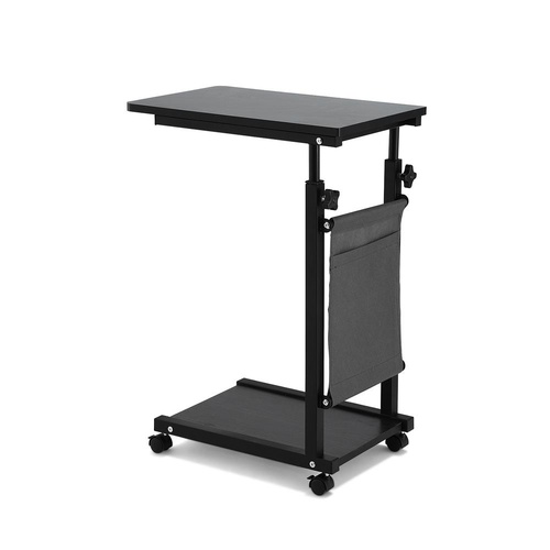 Artiss Laptop Desk Height Adjustable Mobile Workstation Computer Desks 48CM Black