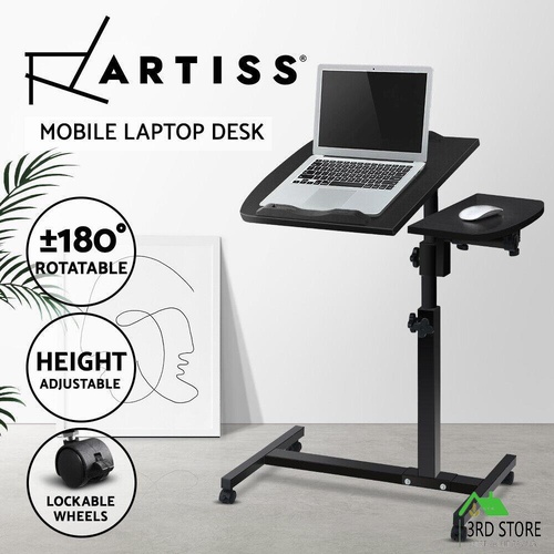 RETURNs Artiss Laptop Table Laptop Desk Portable Mobile Adjustable Desk Table Stand