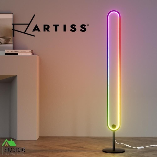 Artiss RGB LED Floor Lamp Colour Light Stand Corner Mordern Living Room 118CM