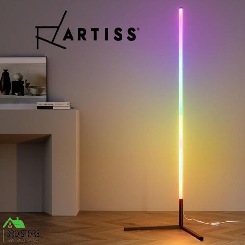 Artiss RGB LED Floor Lamp Corner Colour Light Stand Mordern Living Room 150CM