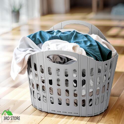 Artiss Laundry Basket Hamper Large Foldable Washing Clothes Storage Organiser AU