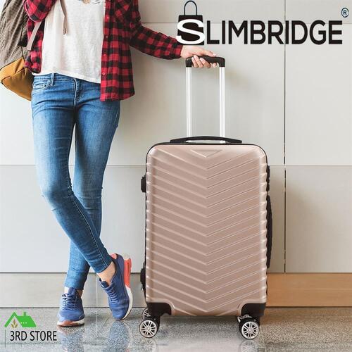 Slimbridge 20" Travel Luggage Suitcase Case Carry On Bag Lightweight Trolley
