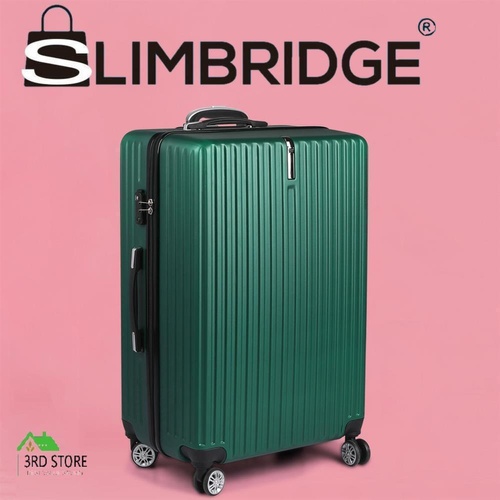 28" Slimbridge Luggage Suitcase Code Lock Hard Shell Travel Carry Bag Trolley