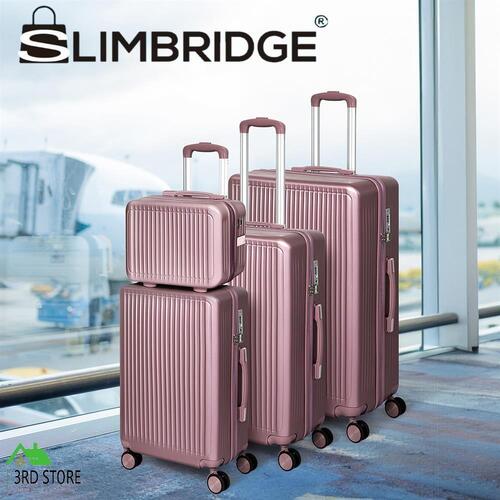 RETURNs Slimbridge Luggage Suitcase Trolley Set Travel 3pc 14"+20"+28"