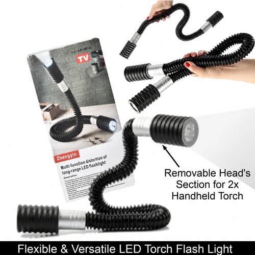 24 LED FLEXIBLE FLASHLIGHT TWIST LIGHT TORCH HANDFREE WORKSHOP TORCH CAMPING