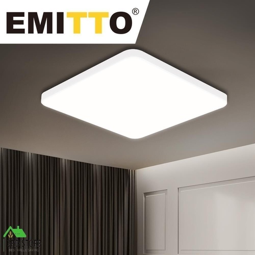 EMITTO Ultra-Thin 5CM LED Ceiling Down Light Surface Mount Living Room White 18W