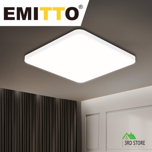 EMITTO Ultra-Thin 5CM LED Ceiling Down Light Surface Mount Living Room White 27W