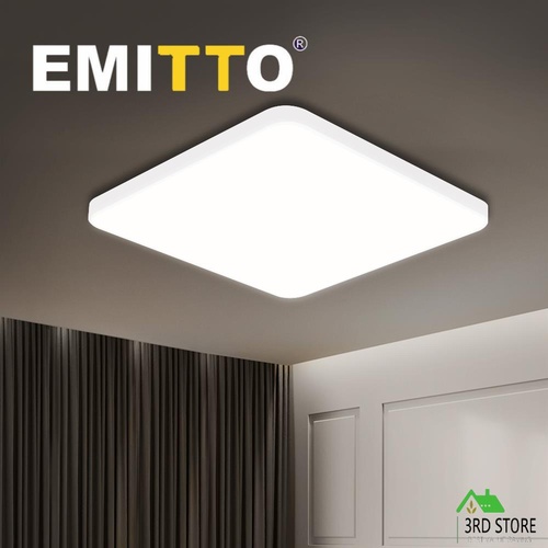 EMITTO Ultra-Thin 5CM LED Ceiling Down Light Surface Mount Living Room White 36W