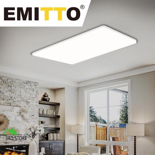 EMITTO Ultra-Thin 5CM LED Ceiling Down Light Surface Mount Living Room White 45W