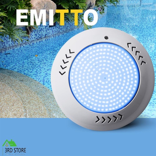 EMITTO 12-32V 30W Resin Filled Underwater Swimming Pool LED Light RGB Spa Lamp