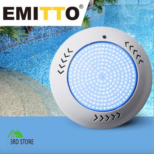 EMITTO 12-32V 35W Resin Filled Underwater Swimming Pool LED Light RGB Spa Lamp