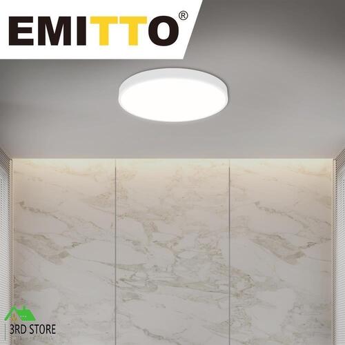 EMITTO Ultra-Thin 5CM LED Ceiling Down Light Surface Mount Living Room White 30W