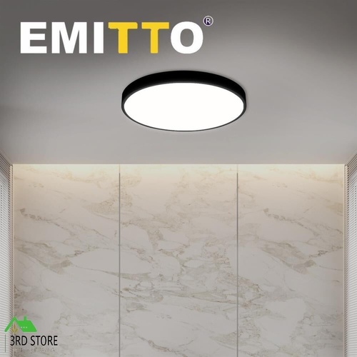EMITTO 3-Colour Ultra-Thin 5CM LED Ceiling Light Modern Surface Mount 60W