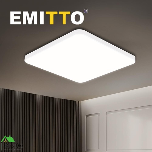 EMITTO 3-Colour Ultra-Thin 5CM LED Ceiling Light Modern Surface Mount 54W
