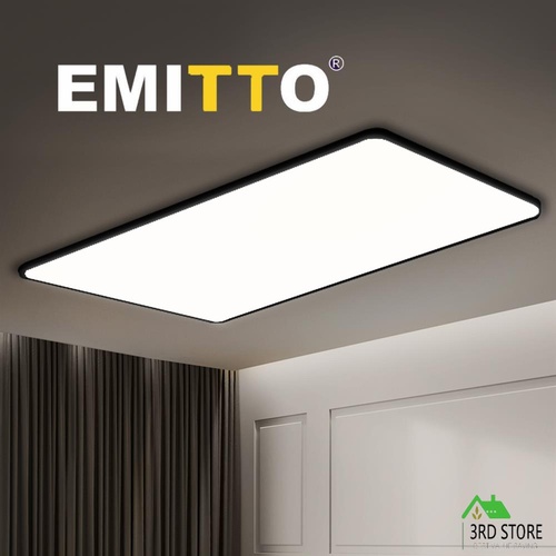 EMITTO 3-Colour Ultra-Thin 5CM LED Ceiling Light Modern Surface Mount 90W