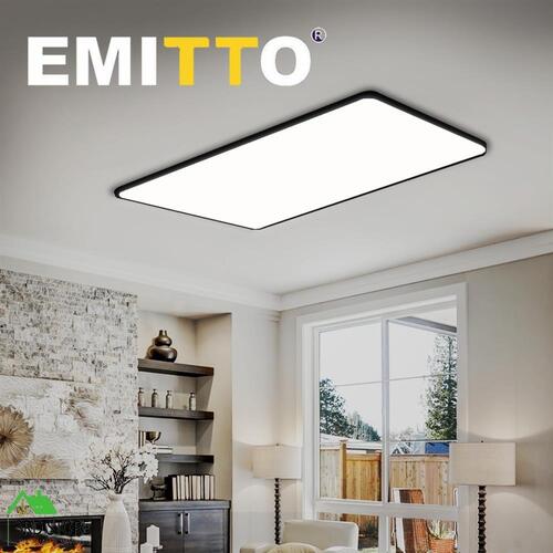 EMITTO 3-Colour Ultra-Thin 5CM LED Ceiling Light Modern Surface Mount 90W