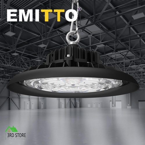Emitto UFO High Bay LED Lights 100W Workshop Lamp Industrial Warehouse Factory