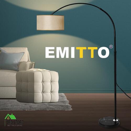 Modern LED Floor Lamp Reading Light Free Standing Height Adjustable Marble Base