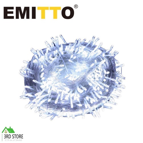 EMITTO LED Curtain Fairy Lights Wedding Indoor Outdoor Xmas Garden Party Decor