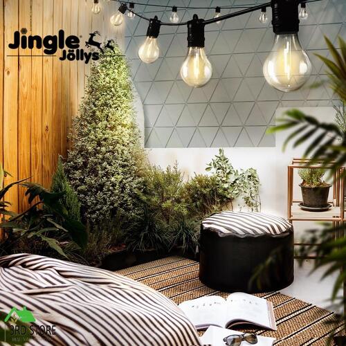 Jingle Jollys 77m Festoon String Lights LED Outdoor Wedding Party Garden Decor