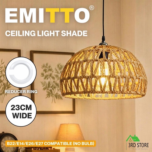 Emitto Ceiling Pendant Light Shade Vintage Lamp Light Cover Home Decoration