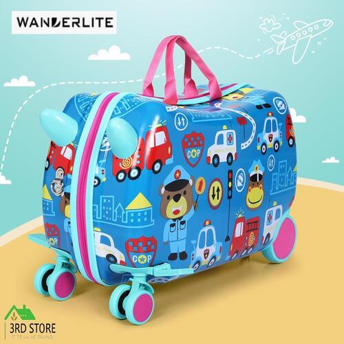 RETURNs Wanderlite 17" Kids Ride On Luggage Children Suitcase Trolley Travel Car