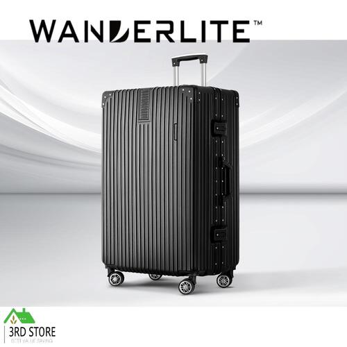 Wanderlite 28'' Luggage Travel Suitcase Set TSA Hard Case Lightweight Aluminum