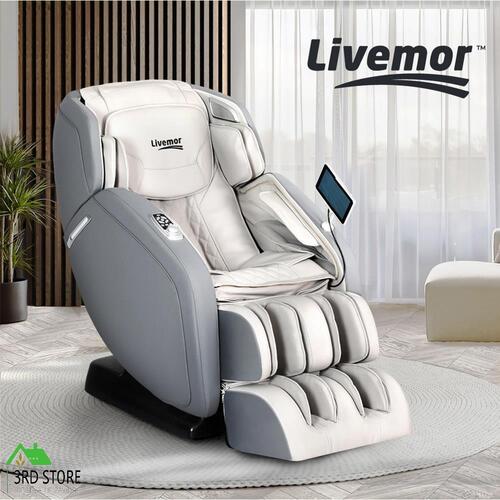 Livemor Massage Chair Electric 4D Recliner Shiatsu Zero Gravity Home Massager