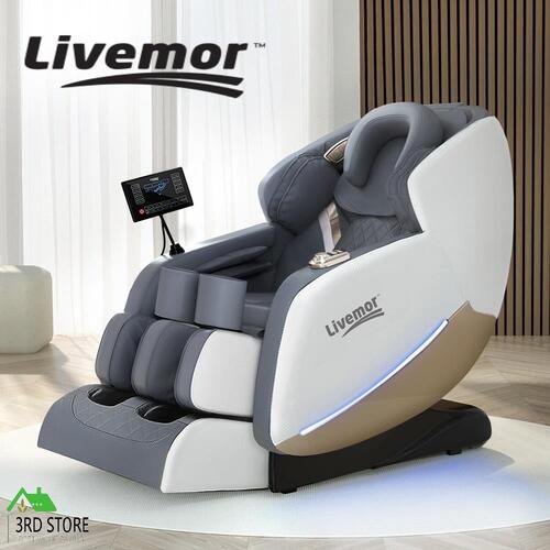 Livemor Massage Chair Electric Recliner 26 Nodes Full Body Massager Beryl