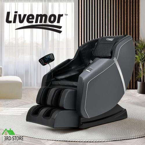 Livemor Electric Massage Chair Full Body Reclining Zero Shiatsu Heating Massager