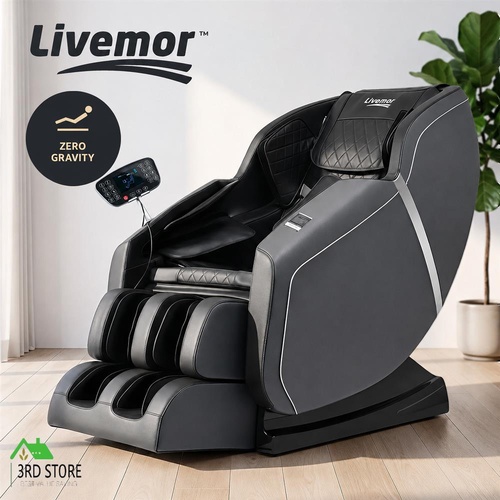 RETURNs Livemor Electric Massage Chair Full Body Reclining Zero Shiatsu Heating Massager