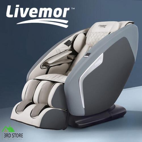 RETURNs Livemor 3D Electric Massage Chair Zero Gravity Recliner Head Massager Air Bag