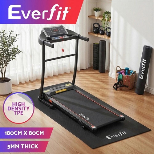 Everfit Exercise Equipment Mat Treadmill Floor Rug Home Gym Fitness Yoga 1.8M