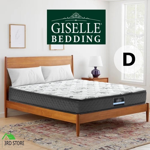 Giselle Bedding DOUBLE Size Bed Mattress Pillow Top Foam Bonnell Spring 24CM