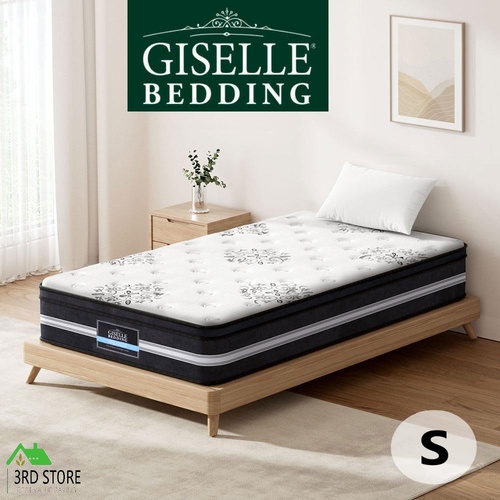 Giselle Bedding Single Size Mattress Bed COOL GEL Memory Foam Euro Top Pocket Spring 34cm