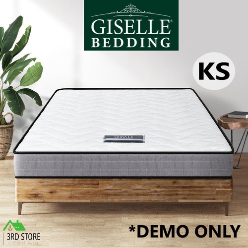 Giselle Mattress Medium Firm Mattresses Tight Top Bed Bonnel Spring 13cm KS