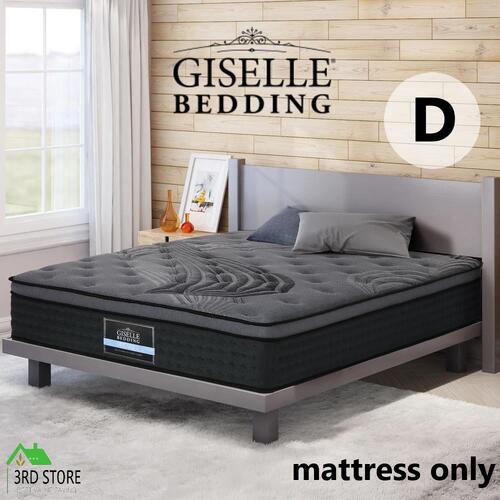 Giselle Mattress  Double Bed Pocket Spring Foam Bamboo 34cm