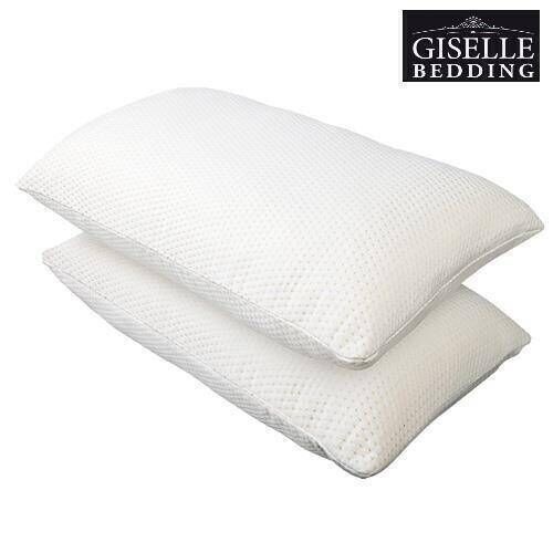 Giselle Bedding Memory Foam Pillow Shredded Twin Pack Pillows Home Hotel Soft
