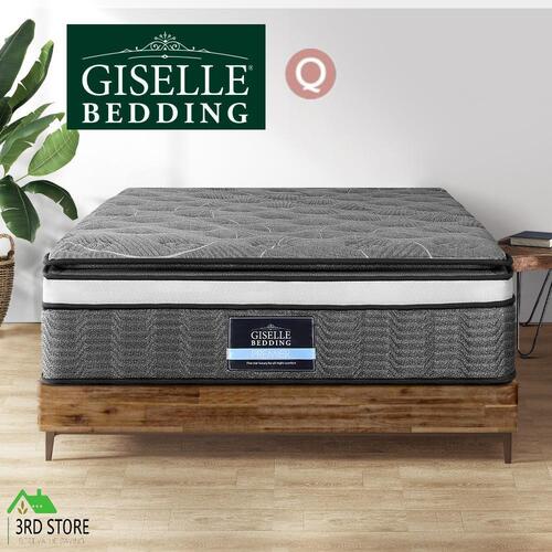Giselle Mattress Pocket Mini Spring Mattresses Medium Firm 9-Zone Bed Queen
