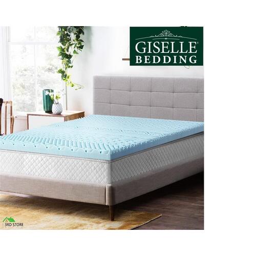 Giselle 11-zone Mattress Toppers Memory Foam Topper Cool Gel Bamboo Cover King