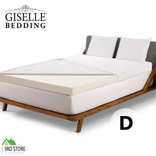 Giselle Bedding Memory Foam Mattress Topper DOUBLE SIZE 8CM Bed Mat Underlay