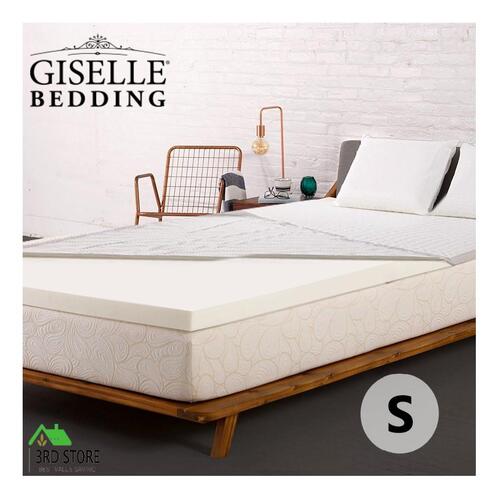 Giselle Mattress Topper Memory Foam Topper Single Bed 8CM Underlay Mat