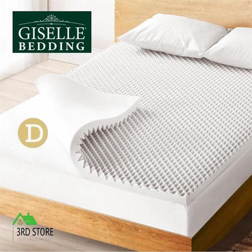 Giselle Bedding Mattress Topper Egg Crate Foam Toppers Bed Protector Underlay D