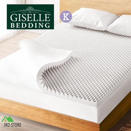 Giselle Bedding Mattress Topper Egg Crate Foam Toppers Bed Protector Underlay K